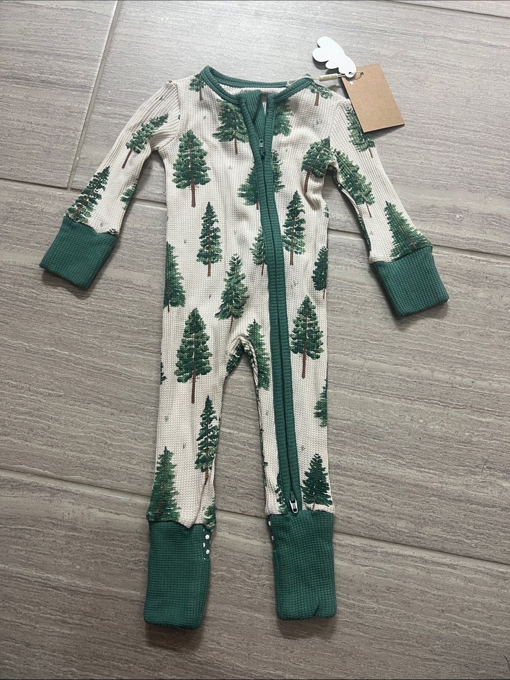 NWT Angel Dear 2-way zipper romper